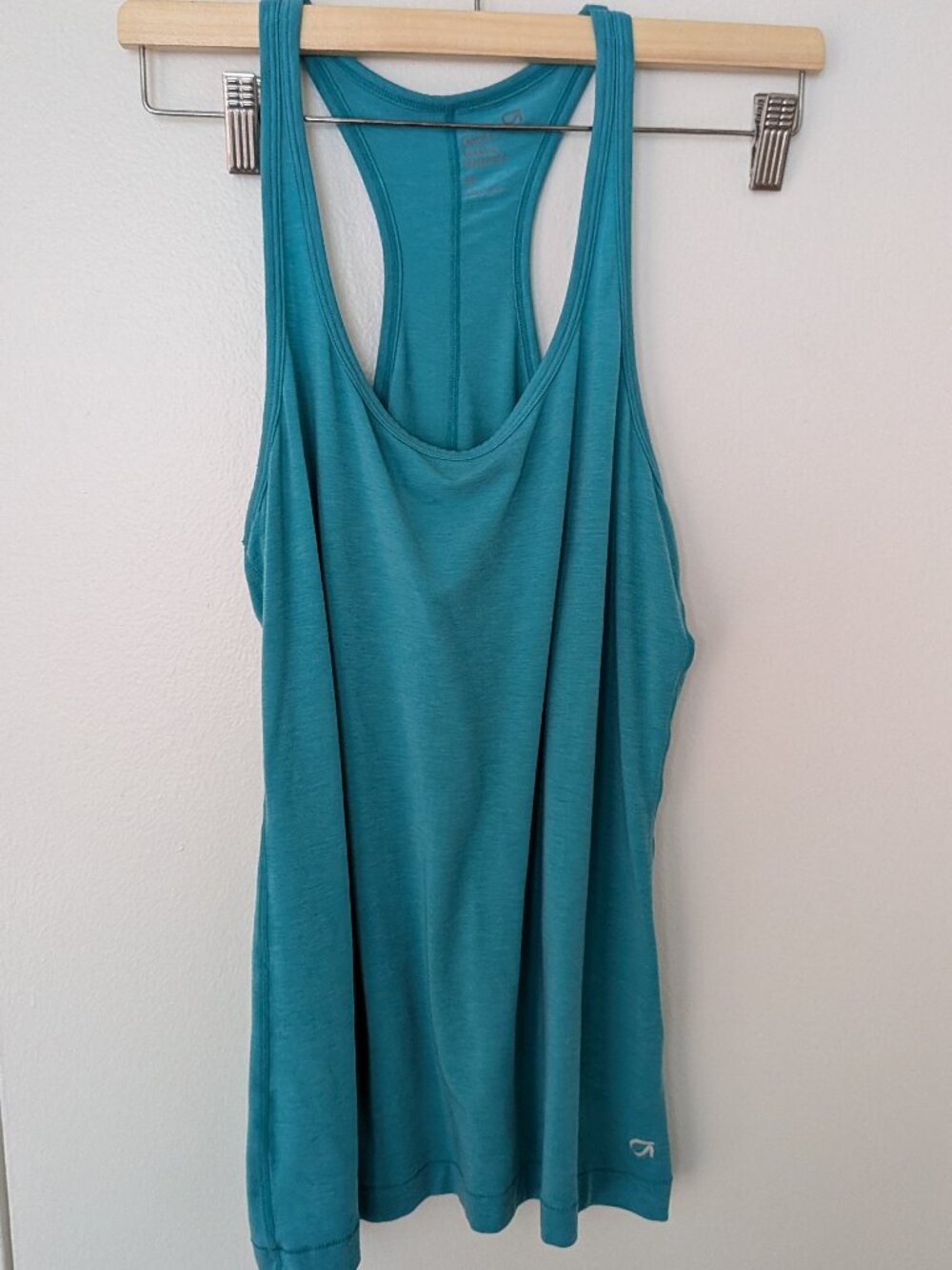 GapFit Breathe Racerback Tank Top Teal Size M